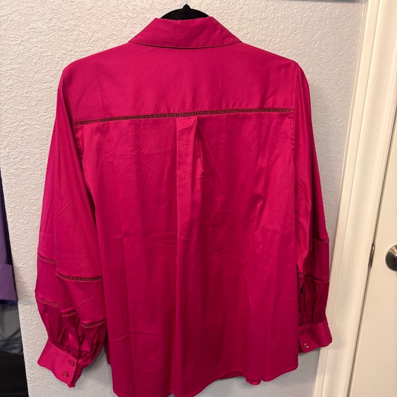 Chico's Puff Sleeve Blouse - Picture 1 of 3